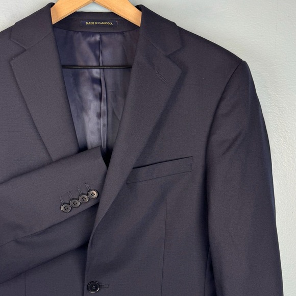 Charles Tyrwhitt Other - Charles Tyrwhitt Mens 38 Reg Navy Blue Extra Slim Fit Wool Blazer‎ Sport Coat
